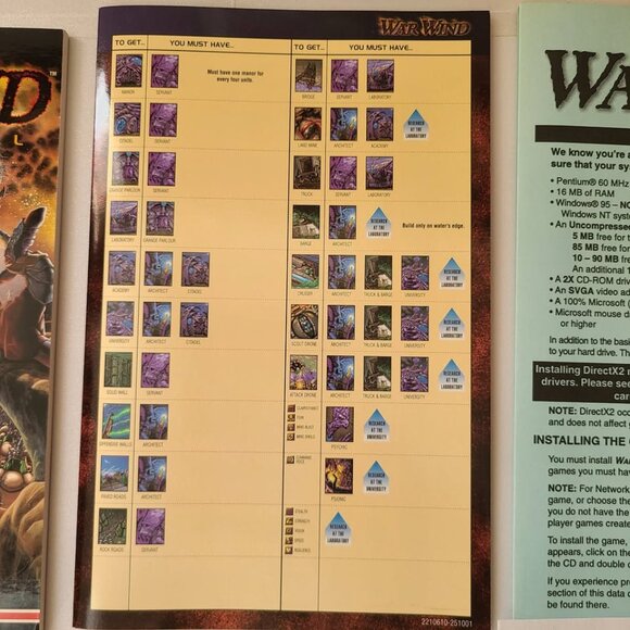 War Wind Big Box PC CD-Rom Game  1996 Mindscape - Picture 5 of 10